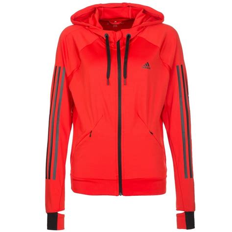 adidas kapuzenjacke damen rot|Kapuzenjacken für Damen .